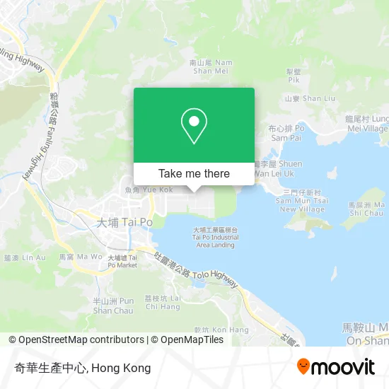 奇華生產中心 map