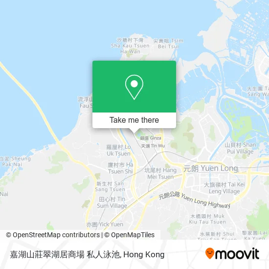嘉湖山莊翠湖居商場 私人泳池 map