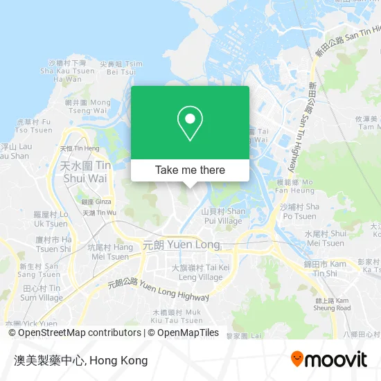 澳美製藥中心地圖