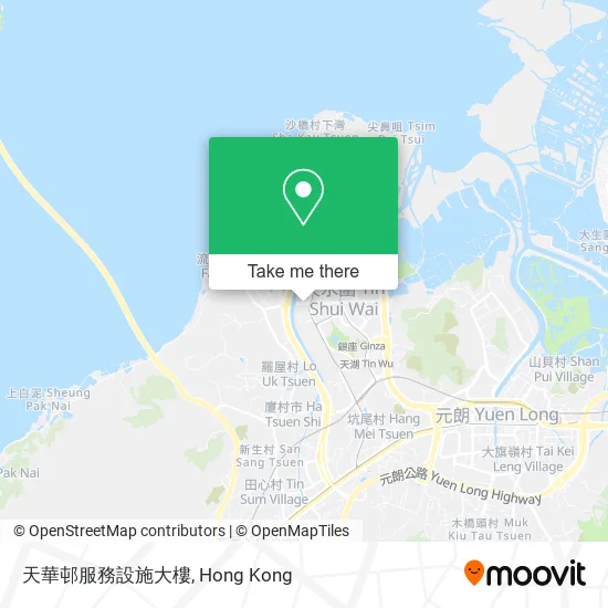 天華邨服務設施大樓地圖