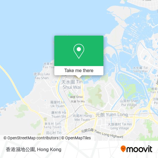 香港濕地公園 map