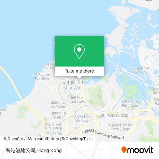 香港濕地公園地圖