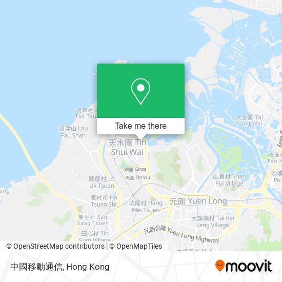 中國移動通信 map
