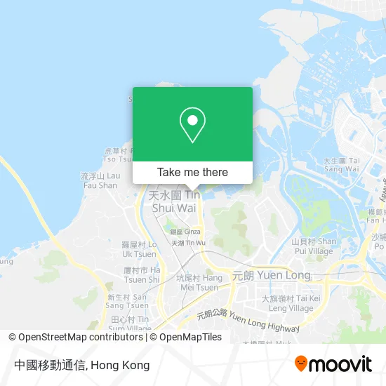 中國移動通信地圖