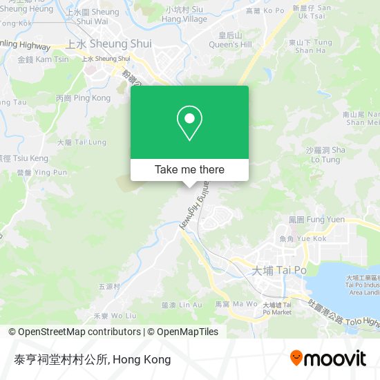 泰亨祠堂村村公所地圖