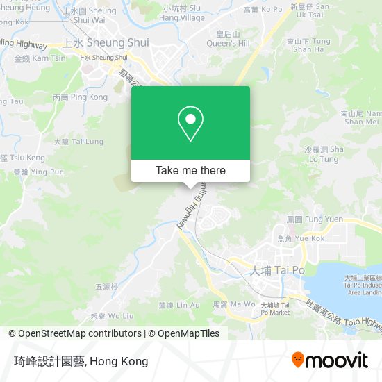 琦峰設計園藝 map