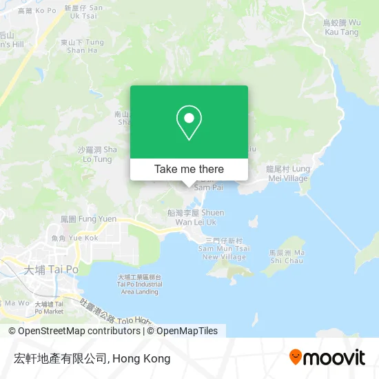 宏軒地產有限公司地圖