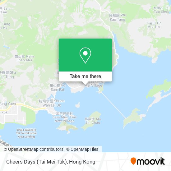 Cheers Days (Tai Mei Tuk) map