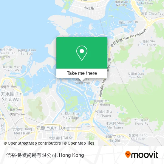 信裕機械貿易有限公司地圖