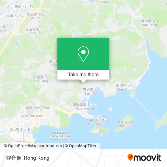 觀音像地圖