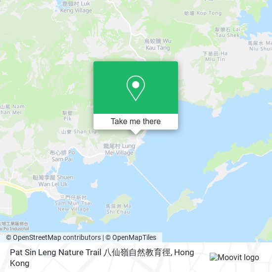 Pat Sin Leng Nature Trail 八仙嶺自然教育徑 map