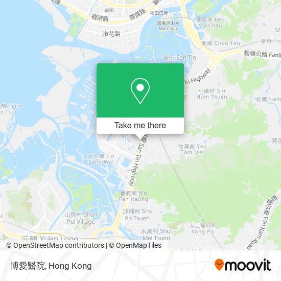 博愛醫院 map