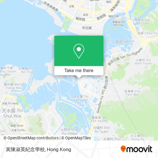 黃陳淑英紀念學校地圖