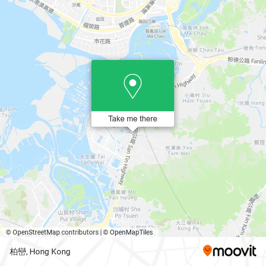 柏巒 map