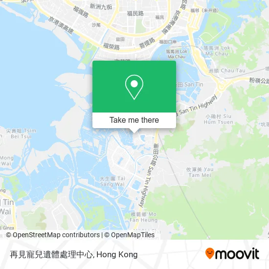 再見寵兒遺體處理中心地圖