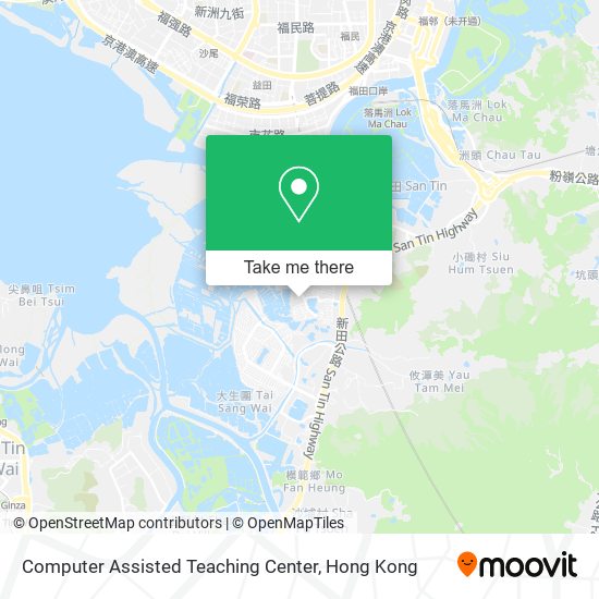 Computer Assisted Teaching Center map