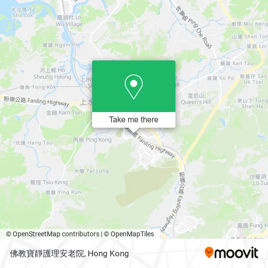 佛教寶靜護理安老院地圖