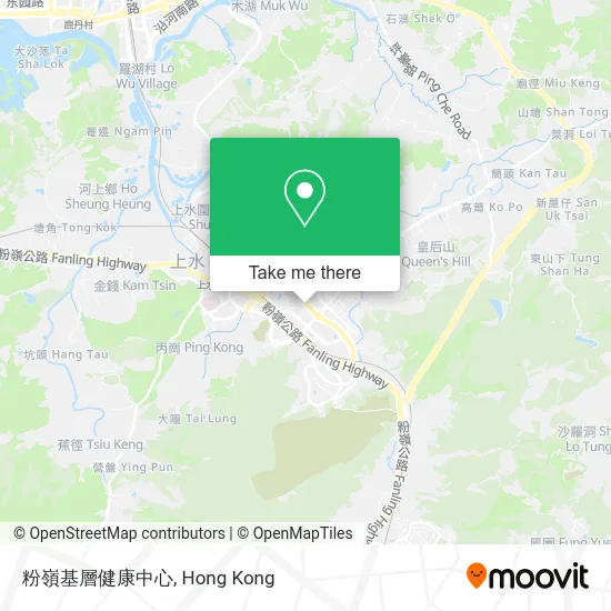 粉嶺基層健康中心 map