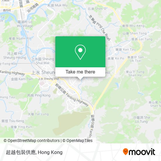 超越包裝供應 map