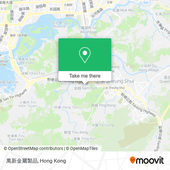 萬新金屬製品地圖
