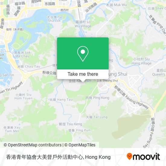 香港青年協會大美督戶外活動中心地圖