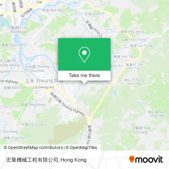 宏量機械工程有限公司地圖