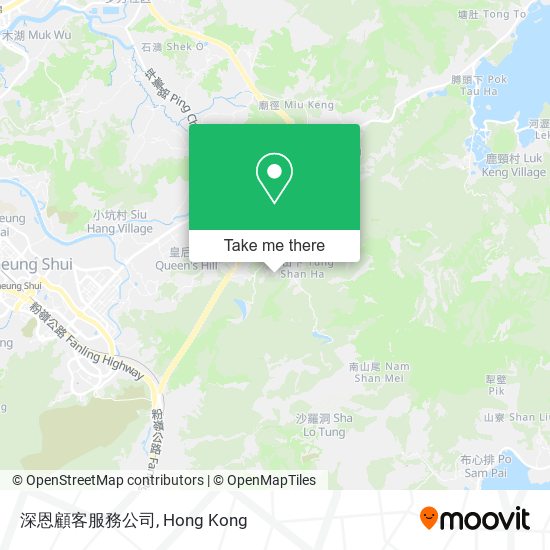 深恩顧客服務公司 map