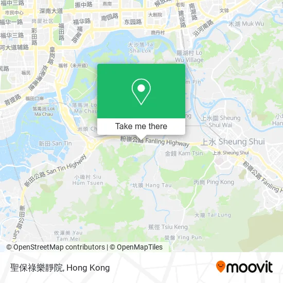 聖保祿樂靜院地圖