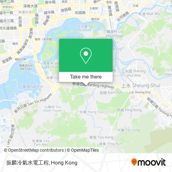 振麟冷氣水電工程地圖
