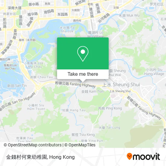 金錢村何東幼稚園地圖