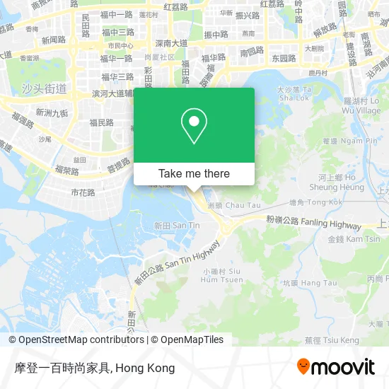 摩登一百時尚家具 map