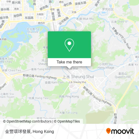 金豐環球發展地圖