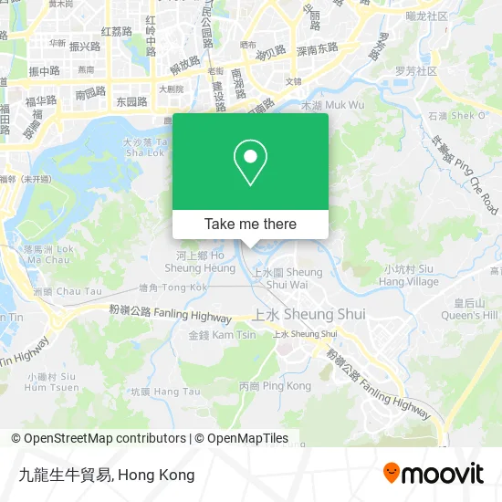 九龍生牛貿易地圖