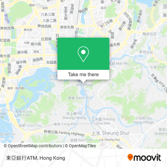 東亞銀行ATM地圖