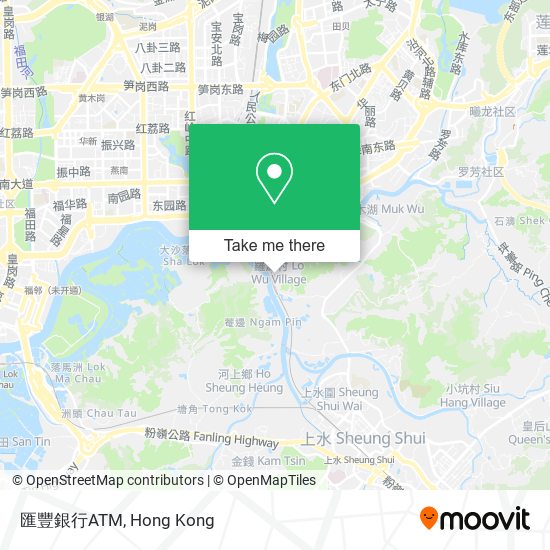 匯豐銀行ATM map