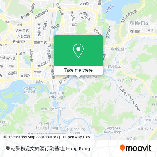 香港警務處文錦渡行動基地 map