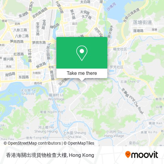 香港海關出境貨物檢查大樓 map