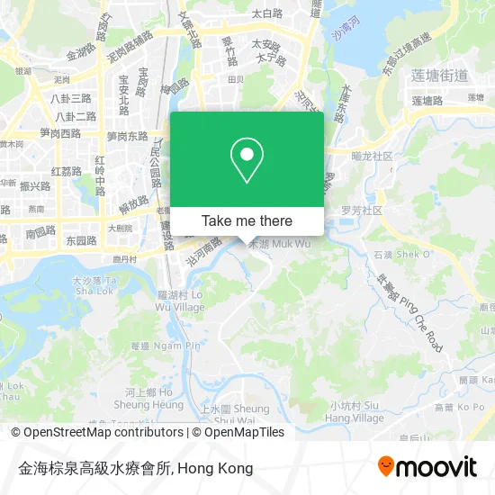 金海棕泉高級水療會所地圖