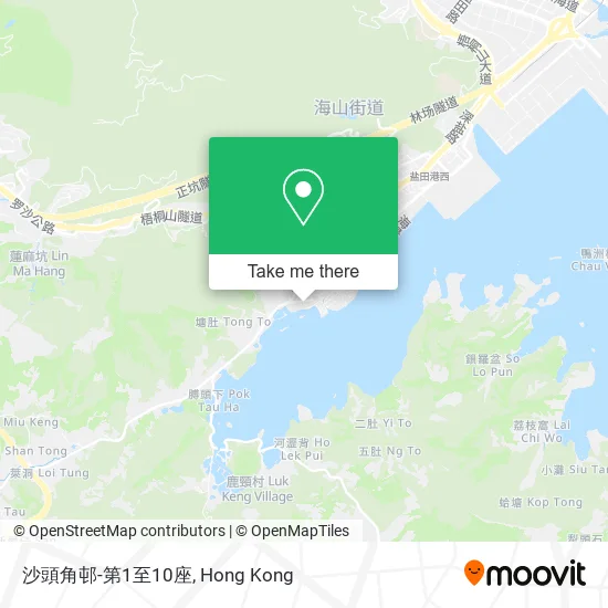 沙頭角邨-第1至10座 map