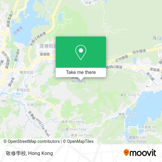 敬修學校 map