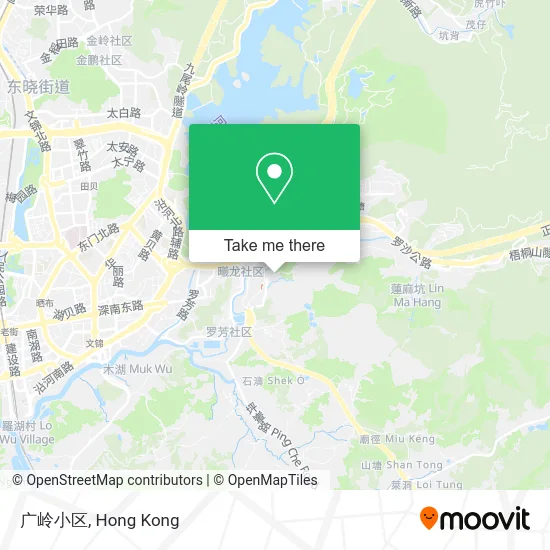 广岭小区 map