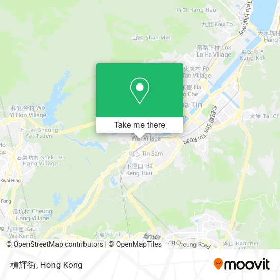 積輝街地圖