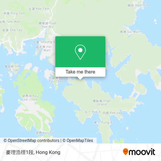 麥理浩徑1段 map