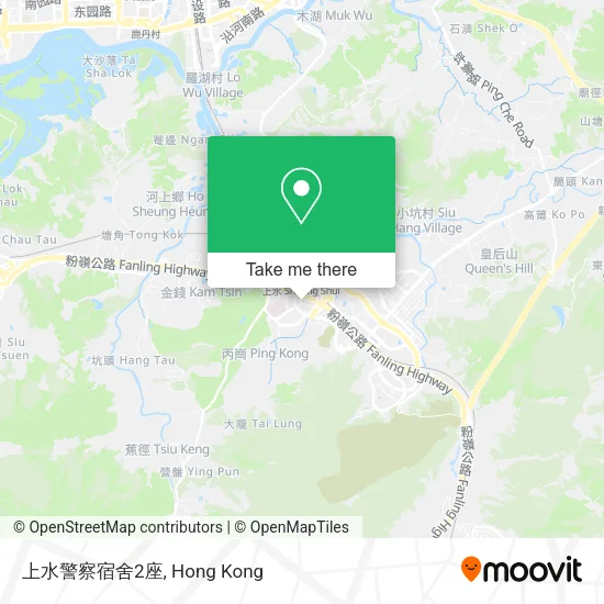 上水警察宿舍2座地圖