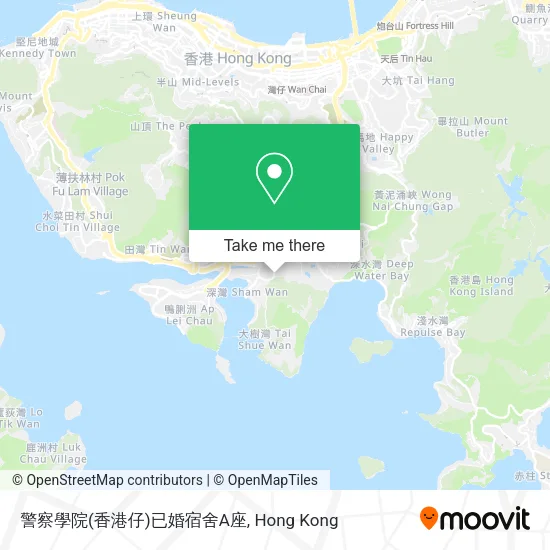 警察學院(香港仔)已婚宿舍A座地圖