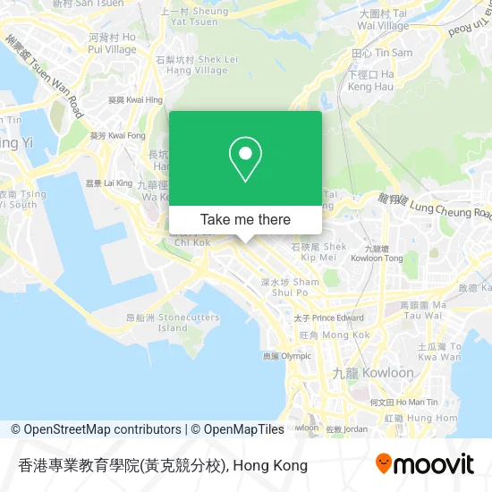 香港專業教育學院(黃克競分校)地圖