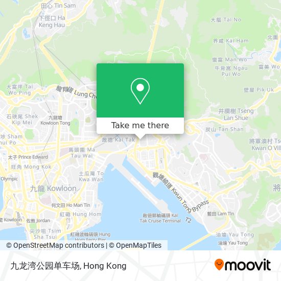 九龙湾公园单车场 map