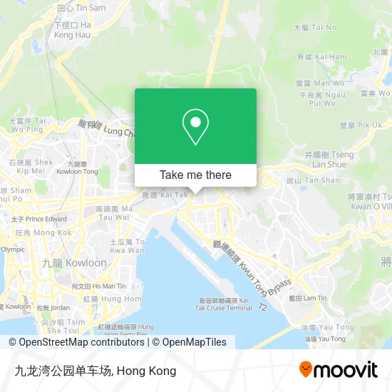 九龙湾公园单车场地圖
