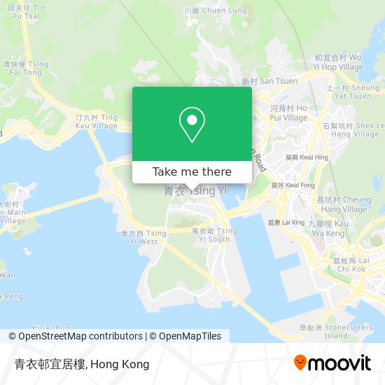 青衣邨宜居樓地圖