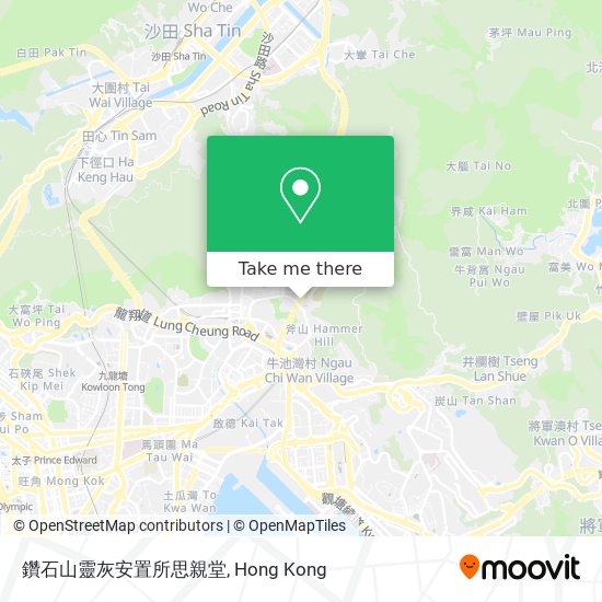 鑽石山靈灰安置所思親堂 map